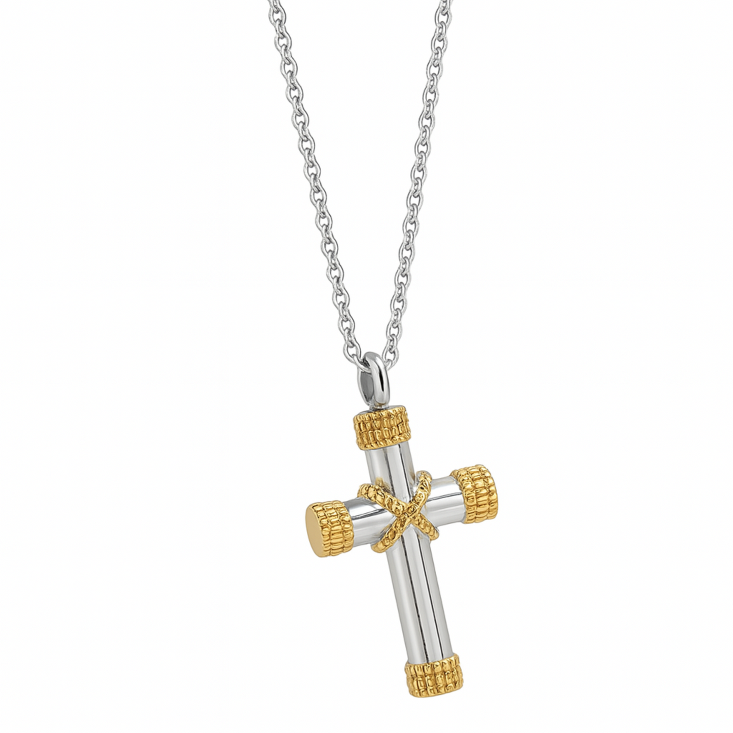 Wire Cross Necklace