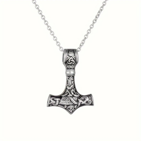 Chrome Cross Necklace