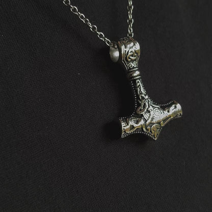Chrome Cross Necklace