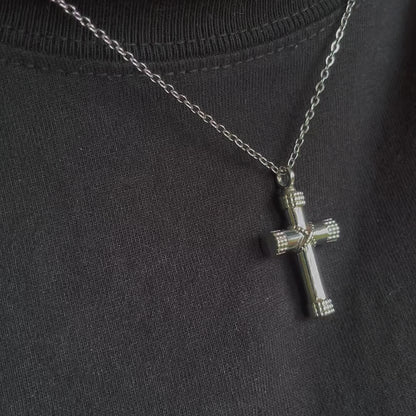 Wire Cross Necklace